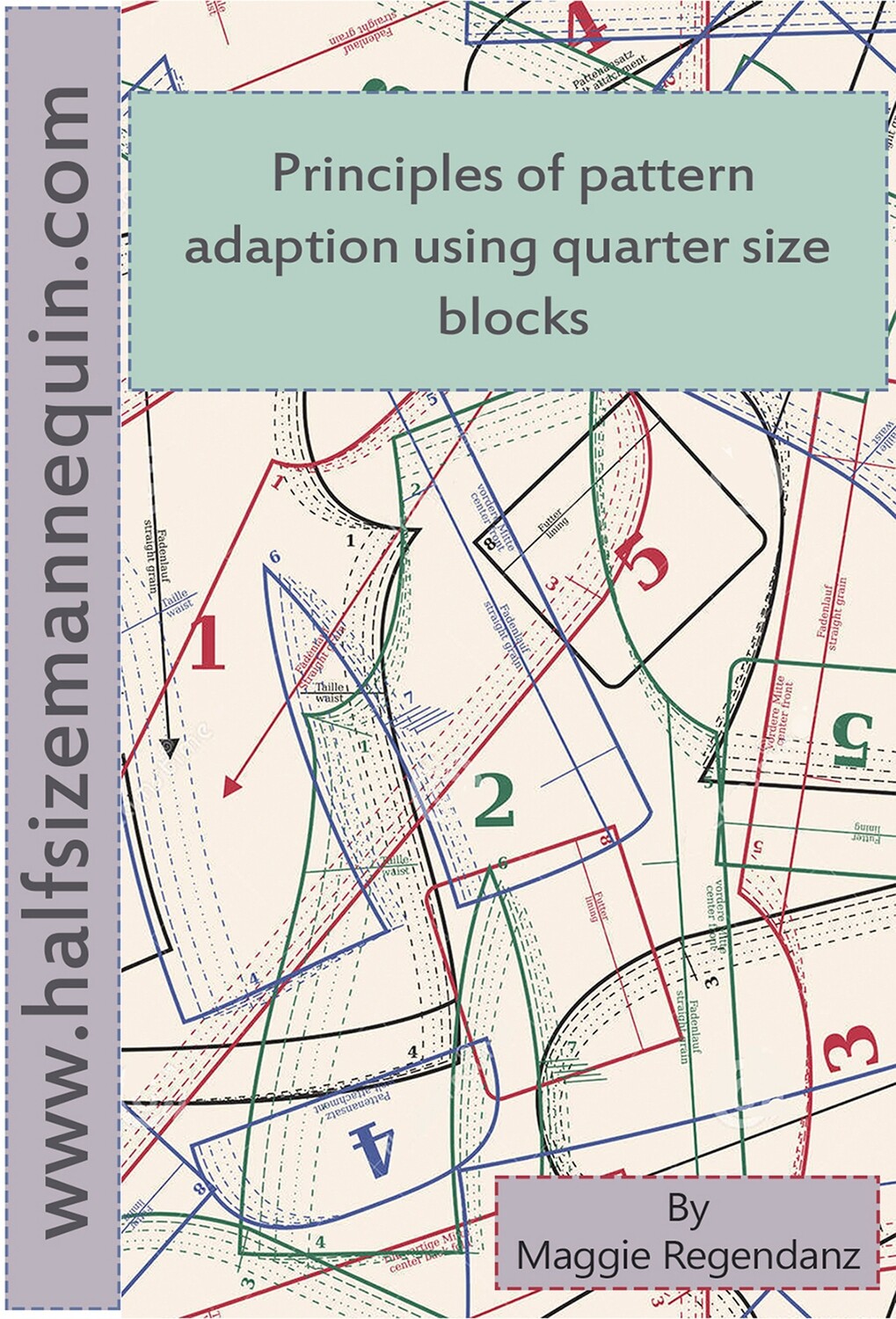 Digital download - Introduction to the Principles of Pattern Adaptation for Fashion Using Quarter Size Blocks plus printable quater size blocks PDF