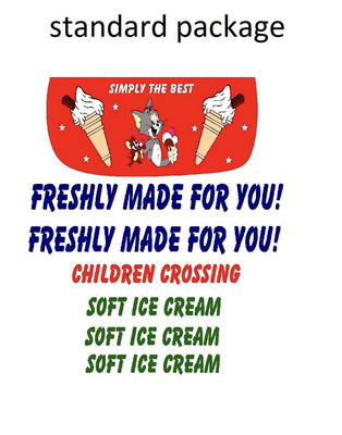 Standard Sign Name  Package For Ice Cream Vans 