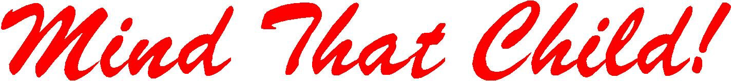 Mind That Child Writing Vinyl Ice Cream Cartoon sticker No 6