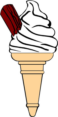 Ice Cream Cones Stickers 