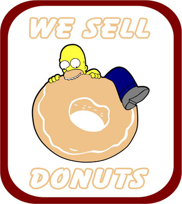 Donuts-Candyfloss Stickers 