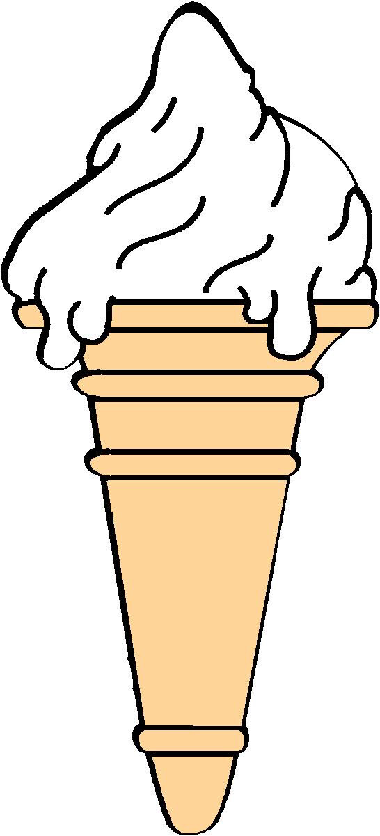 Ice Cream Cones sticker No 1