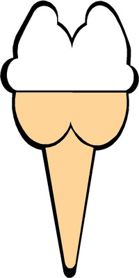 Ice Cream Cones sticker No 13
