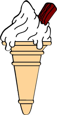 Ice Cream Cones sticker No 2