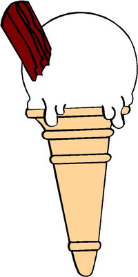 Ice Cream Cones sticker No 5