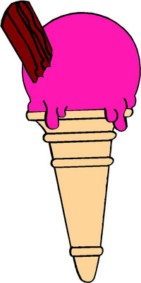 Ice Cream Cones sticker No 6