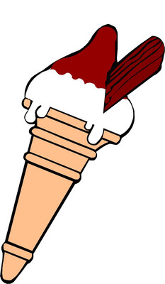 Ice Cream Cones sticker No 27