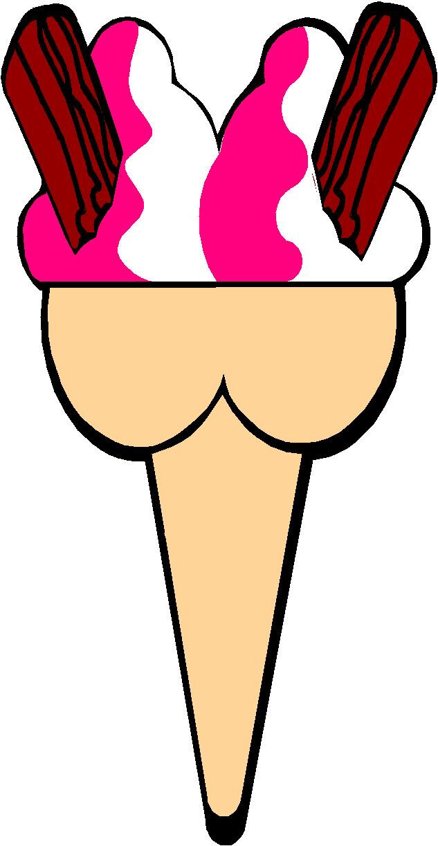 Ice Cream Cones sticker No 23
