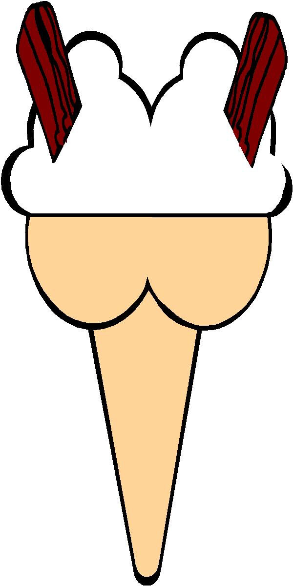 Ice Cream Cones sticker No 14