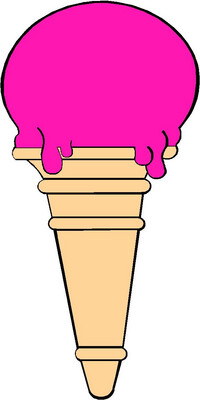 Ice Cream Cones sticker No 10