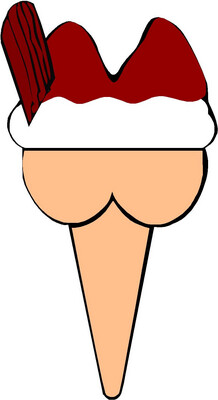 Ice Cream Cones sticker No 25