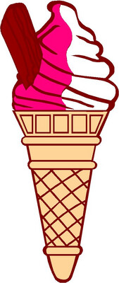 Ice Cream Cones sticker No 19