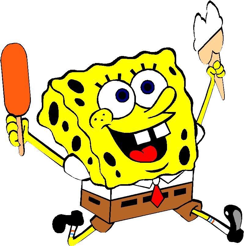 cartoons holding ice cream cone  A7