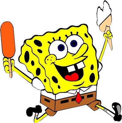 cartoons holding ice cream cone  A7