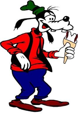 cartoons holding ice cream cone  A4