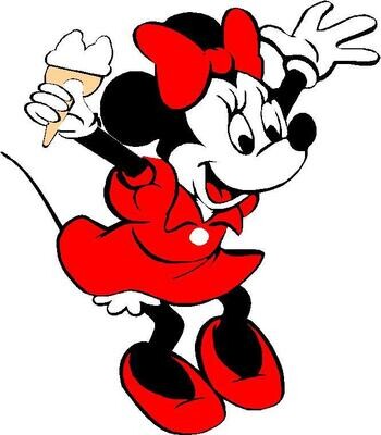 cartoons holding ice cream cone  A12