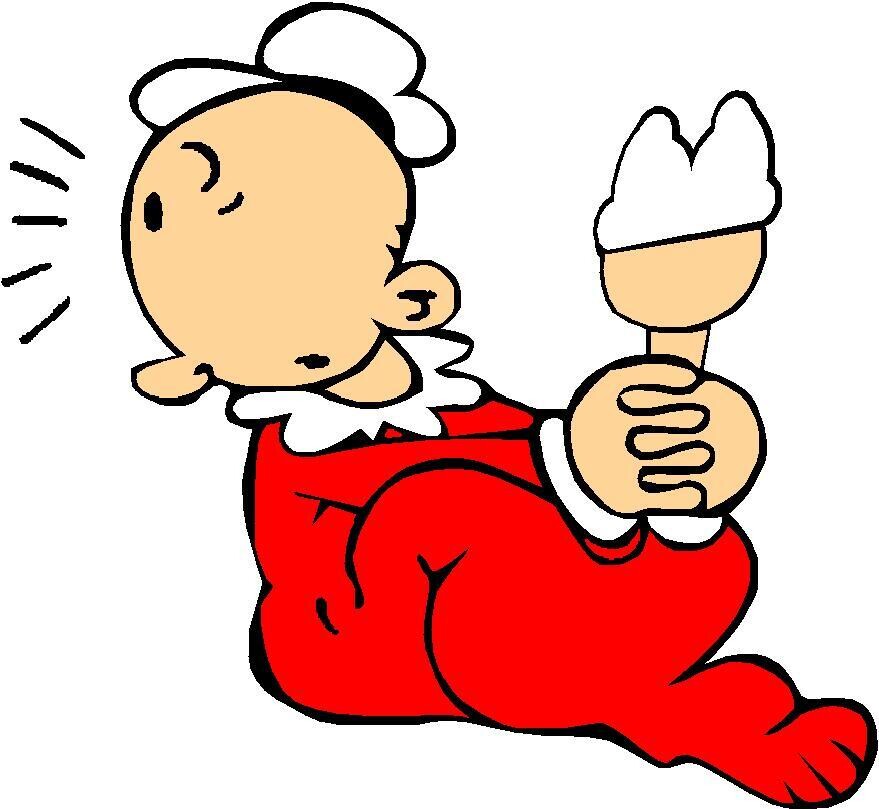 cartoons holding ice cream cone  A20