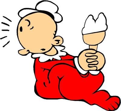 cartoons holding ice cream cone  A20