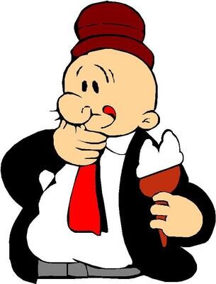 cartoons holding ice cream cone  A14