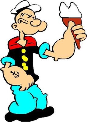 cartoons holding ice cream cone  A23