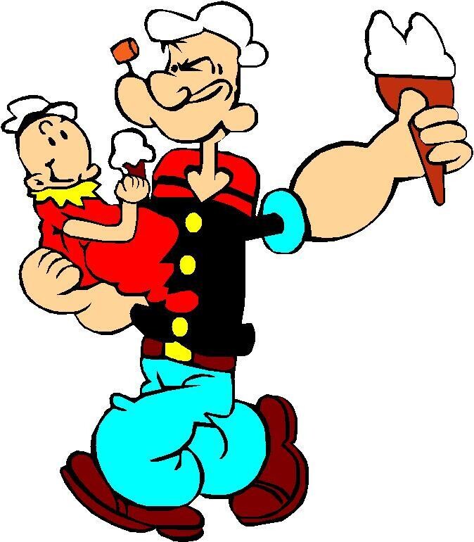 cartoons holding ice cream cone  A24