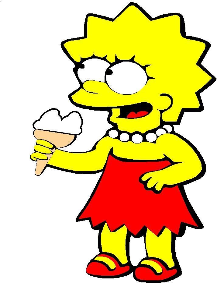 cartoons holding ice cream cone  C11