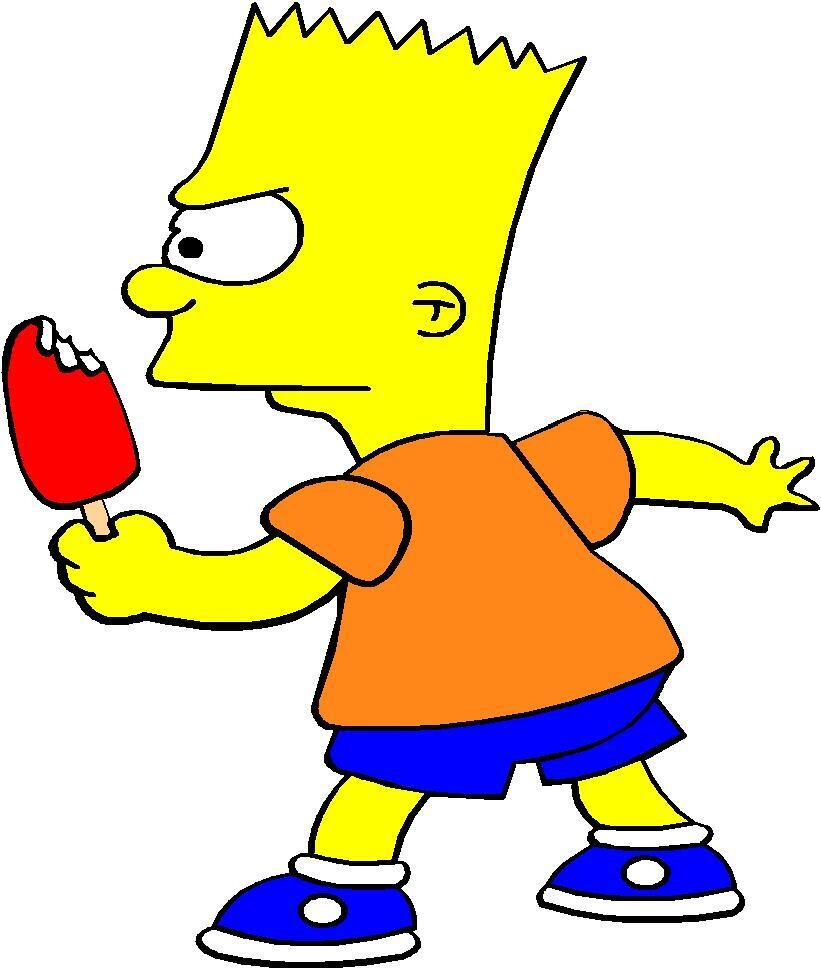 cartoons holding ice cream cone  C3