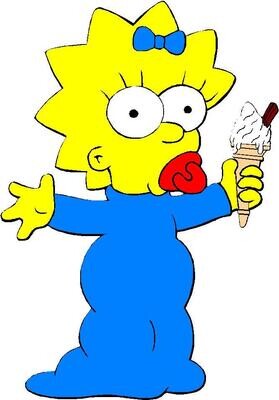 cartoons holding ice cream cone  C10
