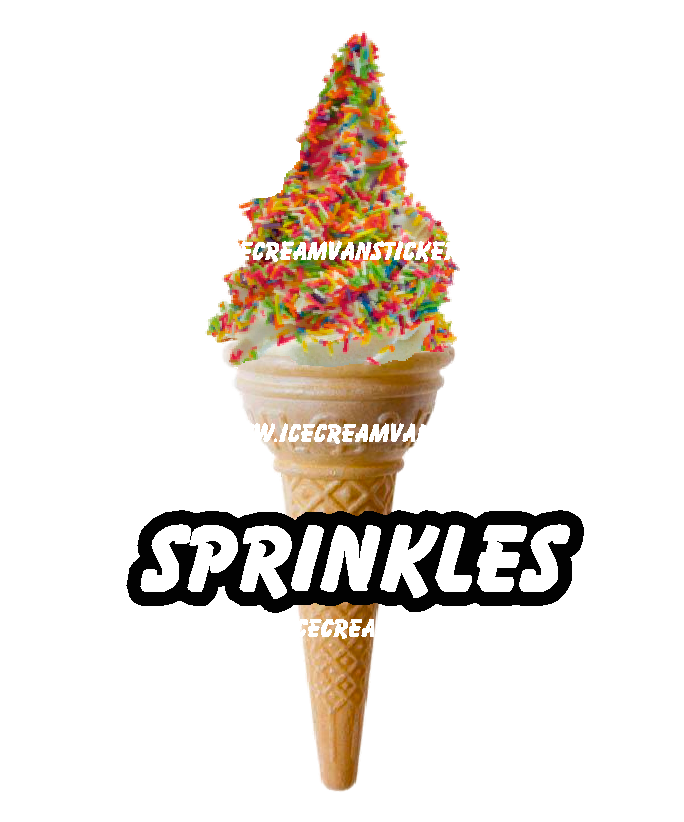 whippy soft ice cream Single Cone Sprinkles