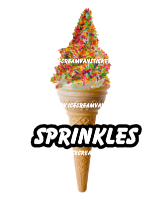 whippy soft ice cream Single Cone Sprinkles