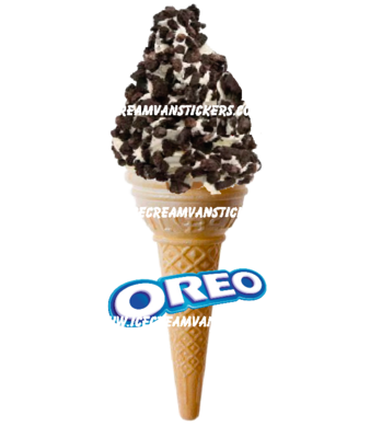 whippy soft ice cream Single Cone  Oreo 