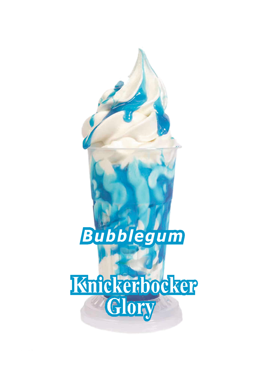 whippy soft ice cream Bubblegum   Knickerbockerglory  Vinyl Printed Sticker 