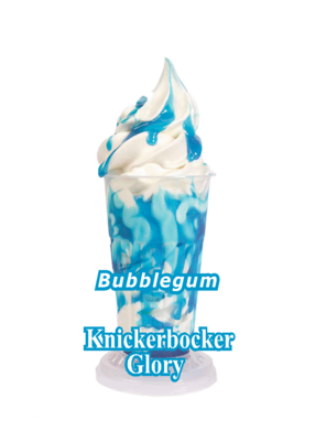 whippy soft ice cream Bubblegum   Knickerbockerglory  Vinyl Printed Sticker 