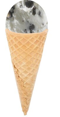 Hard Scooped oreoIce Cream  twist  Cone