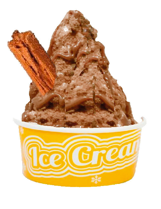 biscoff with  flake  whippy tub