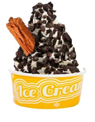 oreo with  flake  whippy tub