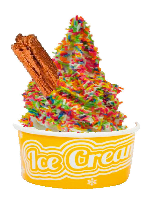 mixed sprinkles  flake  whippy tub