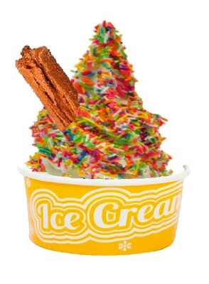 mixed sprinkles  flake  whippy tub