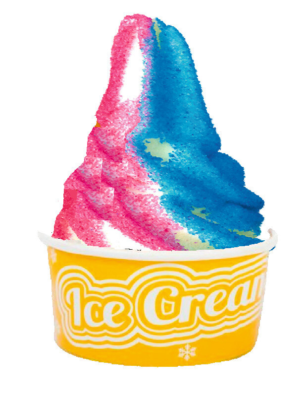 mixed sherbet   whippy tub