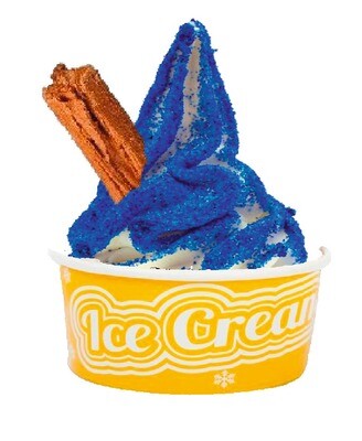 blue sherbetwith flake  whippy tub