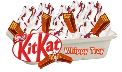 whippy soft ice cream tray kit kat
