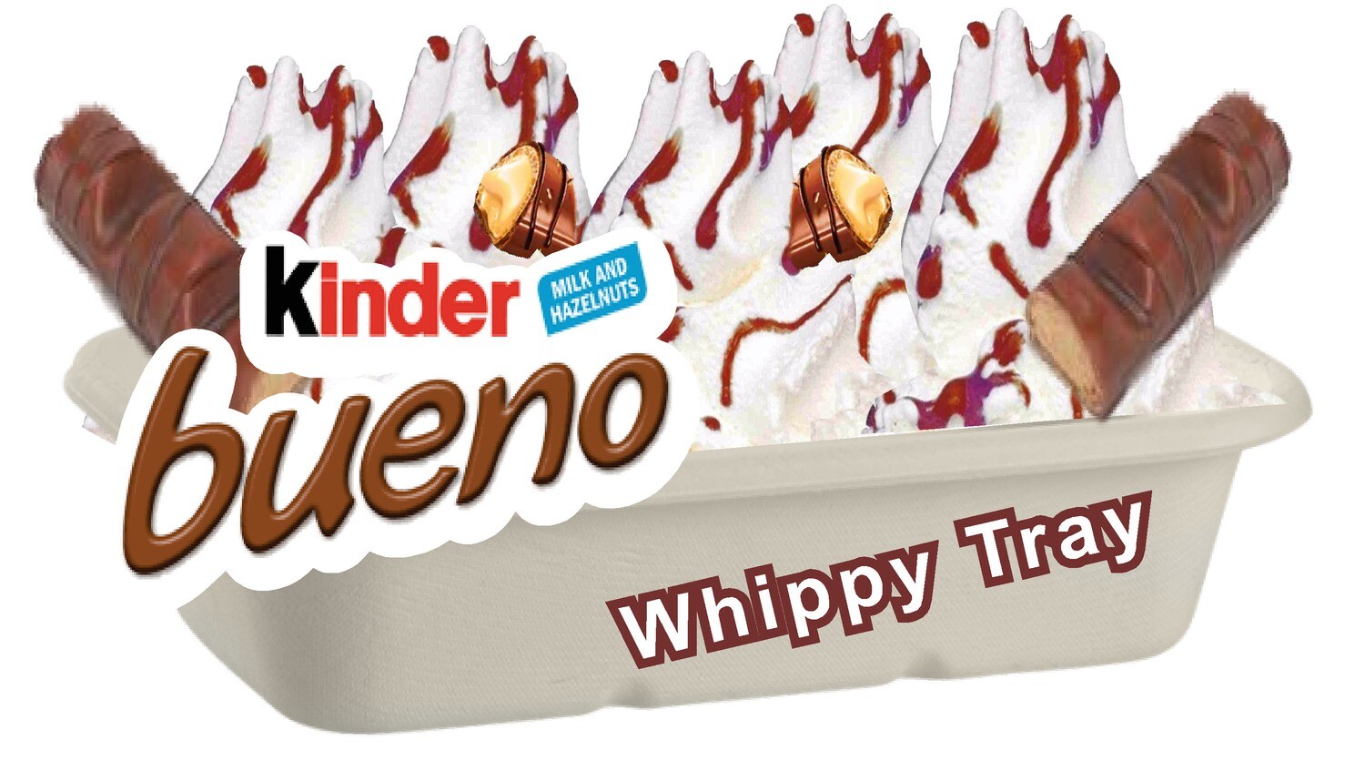 whippy soft ice cream tray Bueno