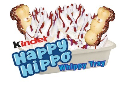 whippy soft ice cream tray hippo