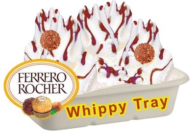 whippy soft ice cream tray ferro rocher