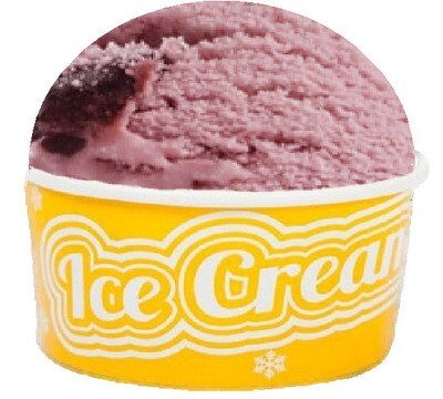 black cherry  scooped tub