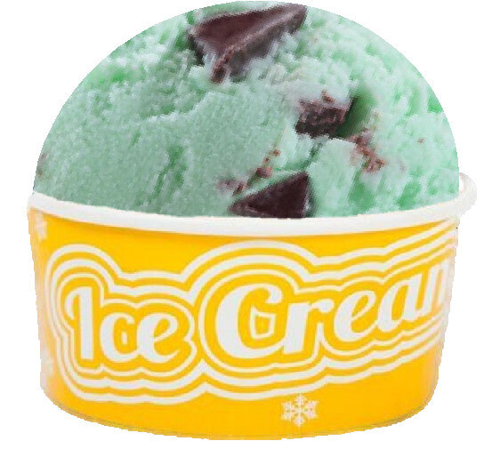 mint  scooped tub