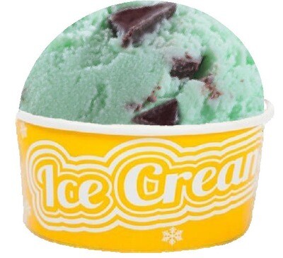 mint  scooped tub