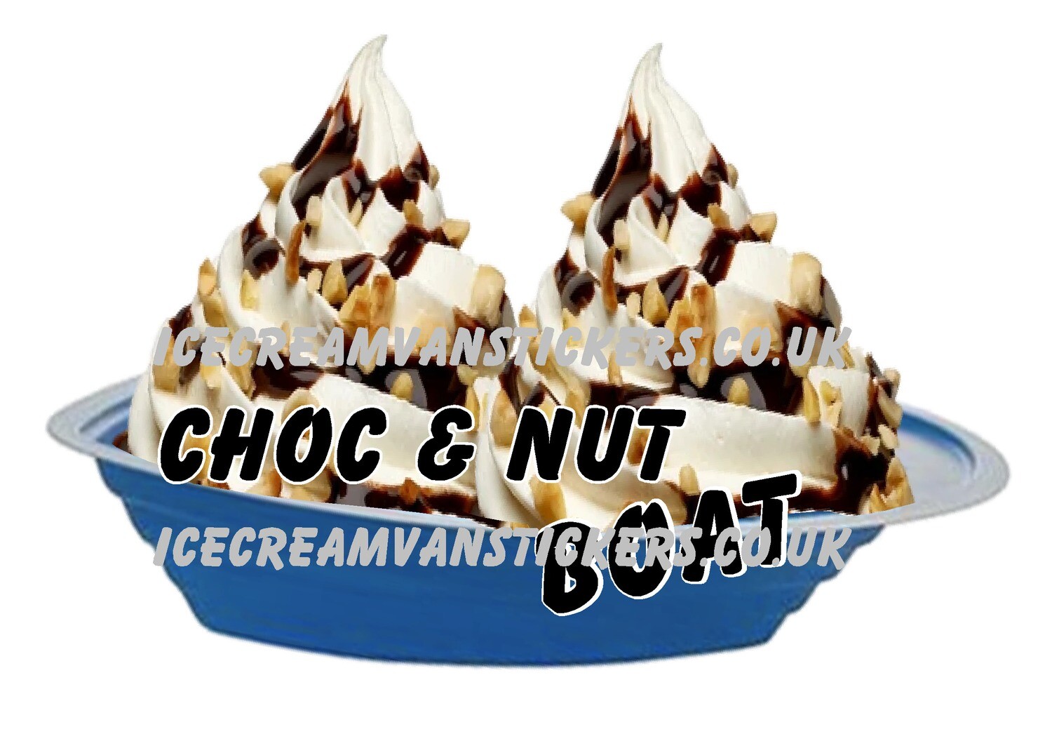 chocolate and nut  Boat