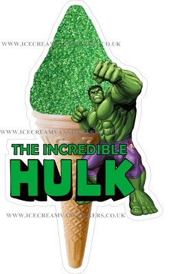 whippy soft ice cream Single Cone hulk green   sherbet