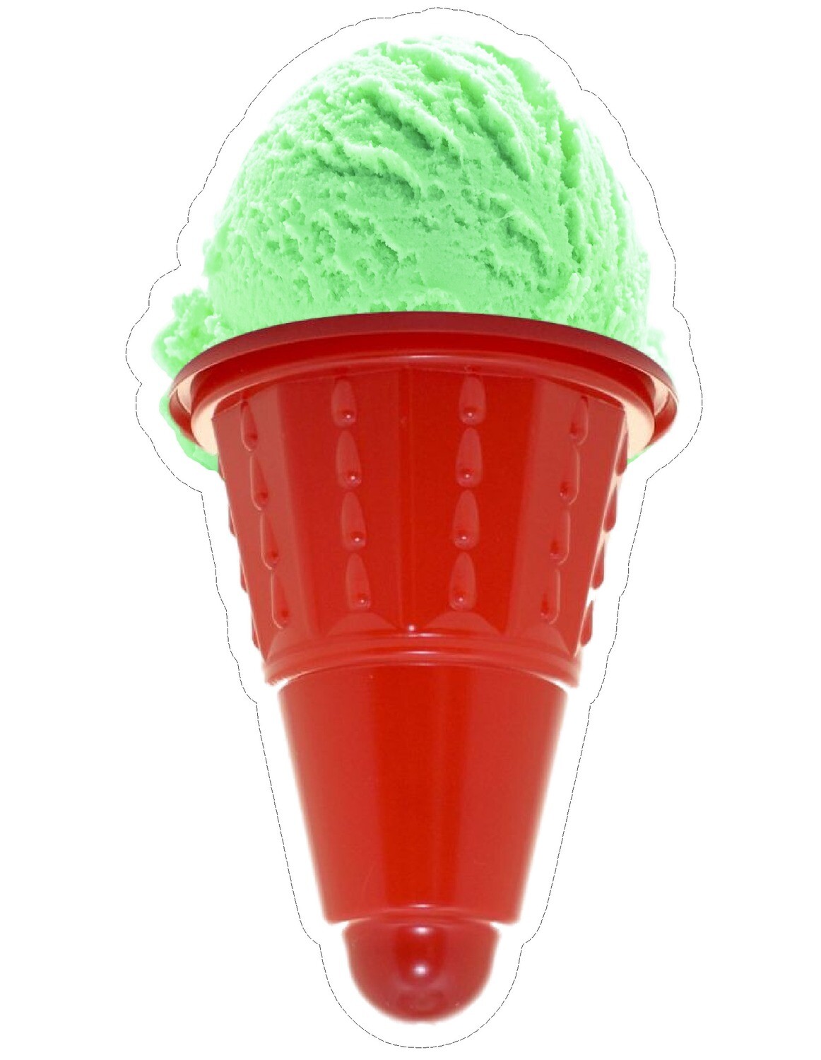 scoop ice cream  mint  flavour
Screwball Vinyl Printed Sticker